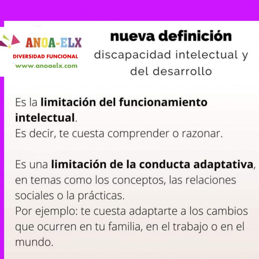 Nueva definición Discapacidad Intelectual