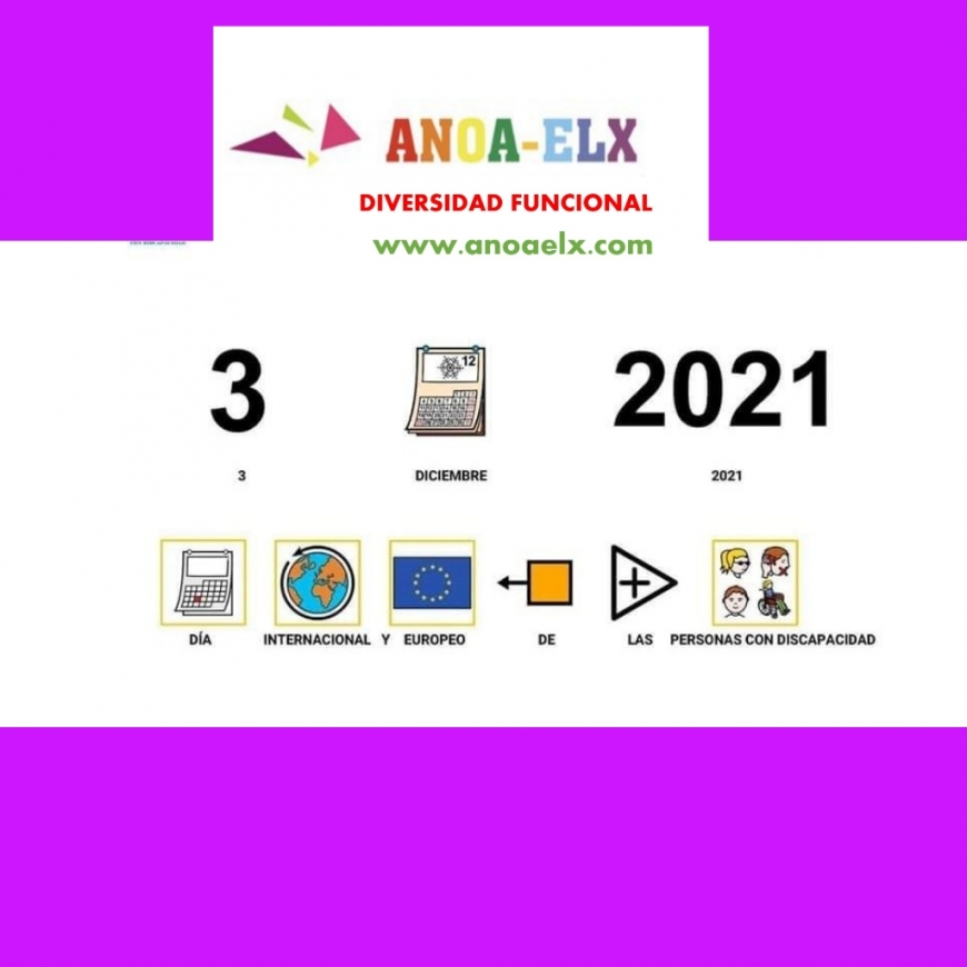 3 Diciembre día internacional de la Discapacidad 